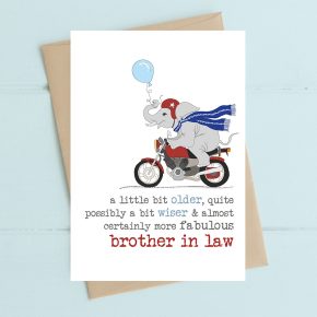 Brother in law - older, wiser & more fabulous