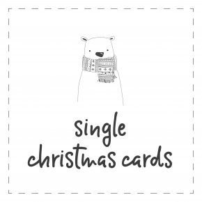 Single Christmas Cards