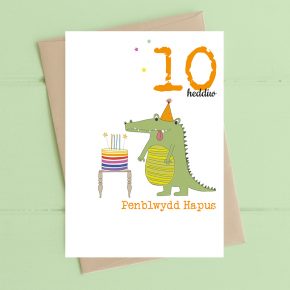 SALE - Penblwydd Hapus, 10 heddiw (Happy Birthday, 10 today)
