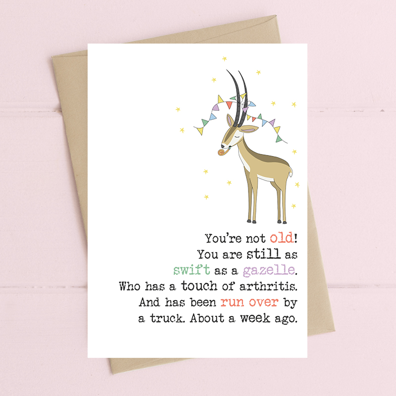 As swift as a gazelle - Dandelion Stationery