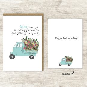Mom - Thank you for being you / Inside - Happy Mother's Day
