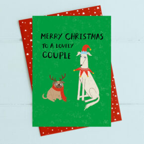 Lovely couple - Tall dog, small dog
