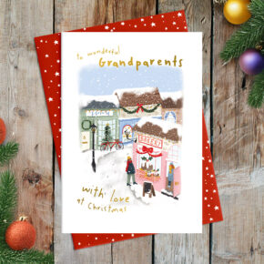 Grandparents - Merry Christmas (Town scene)