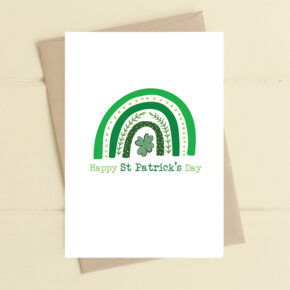 St Patricks Day - Rainbow and Clover