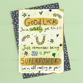 Good Luck - rooting for you