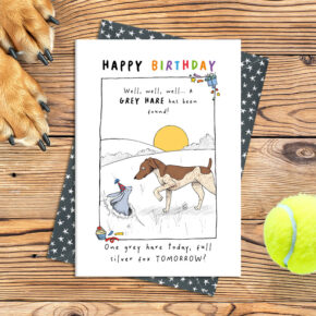 Happy birthday - Grey hare