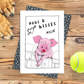 Hogs and kisses pig