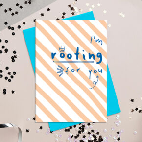 I'm rooting for you