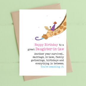 Daughter in law - another year survived