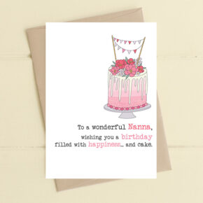 Nanna - birthday filled with happiness and cake