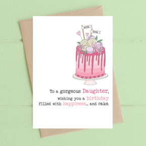 Daughter - birthday filled with happiness and cake