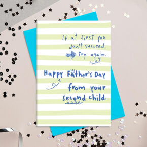 Happy Father's Day from your second child