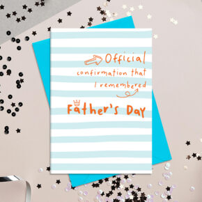 Official confirmation that I remembered Father's Day