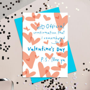 Official confirmation that I remembered Valentine's Day