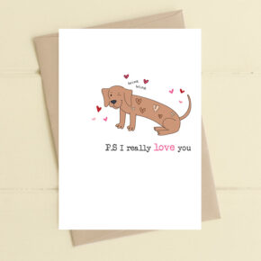 P.S I love you - Dachshund